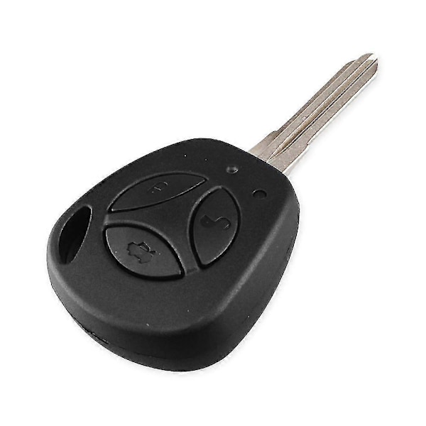 3 Knapper Udskiftning Bilnøgle Skal Til Lada Vesta Granta Priora Kalina Uskåret Auto Blank Fjernbetjening Nøgle Etui Cover Fob