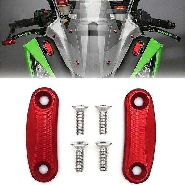 Motorcykel Blokeringsplade Spejl Chassis Kode Dæksel Base til ZX10R 2016-2023 ZX6R 2019-2023 Tilbehør