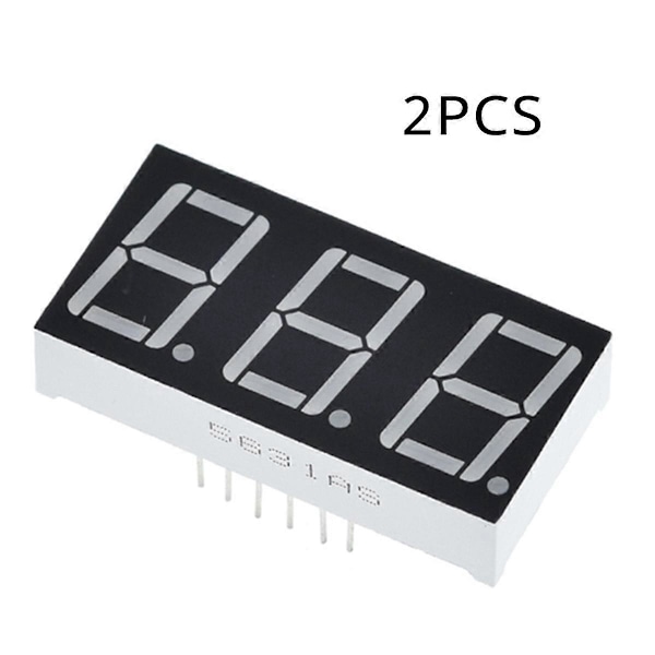0,56 tommer LED-display 7 Segment 3 Bit Cifferrør Rød Fælles Katode Digital 0,56 tommer Led 7segment