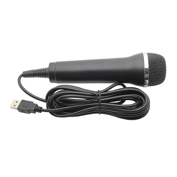 Universal USB Kablet Mikrofon Karaoke Mikrofon til Switch Wii PS4 PS3 XBOX ONE/360/ PC/PS2