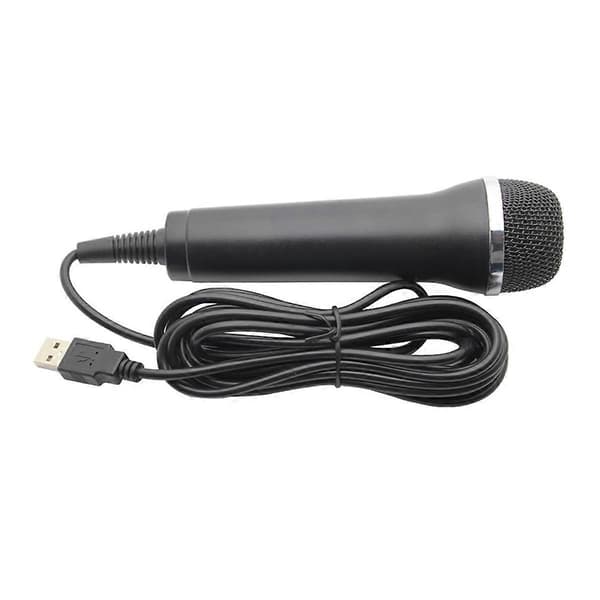 Universal USB Trådbunden Mikrofon Karaoke Mic för Switch Wii PS4 PS3 XBOX ONE/360/ PC/PS2