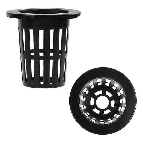50 stk. Have Plast Slidsede Net Kopper Potter, Runde Net Kopper Potter til Hydroponics/Aquaponics/Orc