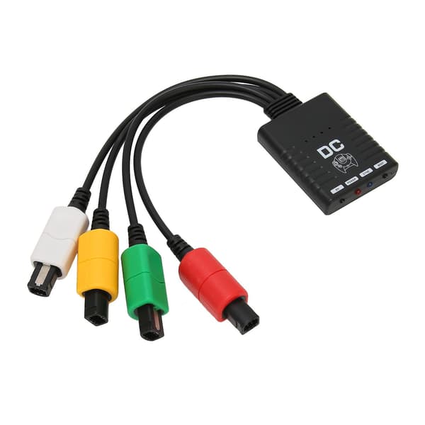 Trådløs Kontroller Adapter 4 Spiller Bluetooth Kontroller Konverter for Sega DC Konsoll for PS5 for 8bitdo for Wii