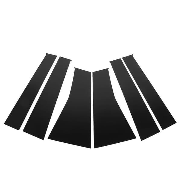 Vindue Pillar Posts Cover Trim Glans Sort PC Plast B Pillar Post Dekal Udskiftning til Mitsubishi ASX 2011 til 2020