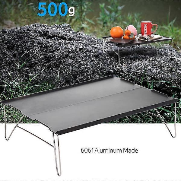 Mini Foldebord i Aluminiumlegering Bærbart til Bjergbestigning Camping Barbecue Teltbord