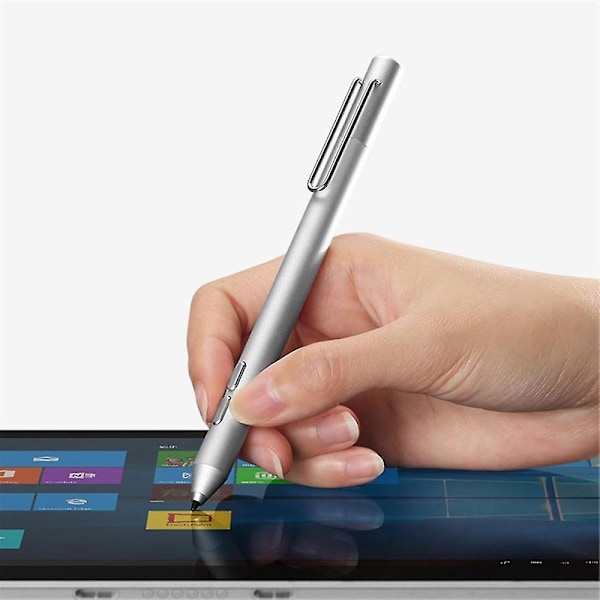 Til Pro 3 4 5 6 7 8 9 G Book Go 2048 Trykfølsom Multifunktionel Bærbar Stylus, Sølv
