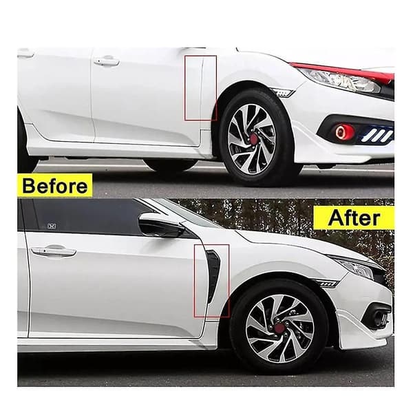 Karbonfiber Front Side Spoiler Ventil Luftvinge Deksel Trim For 10. 2016-2019