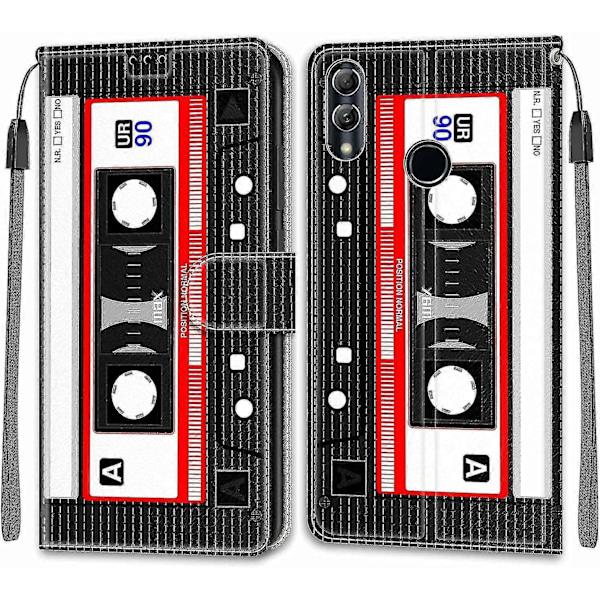 (Style 11) chooseu Etui til Huawei P Smart 2019 Læder Etui med Silikone Stødsikkert Wallet Flip Etui og Folio Stand Funktion Stilfuldt Mønster til Gir