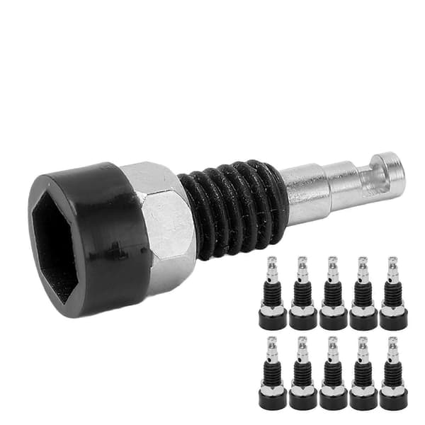 10 stk. 2 mm Banan Hun Jack Stik Konnektor Adapter Panel Mini Bindingsstolpe til Elektronisk Instrument Sort
