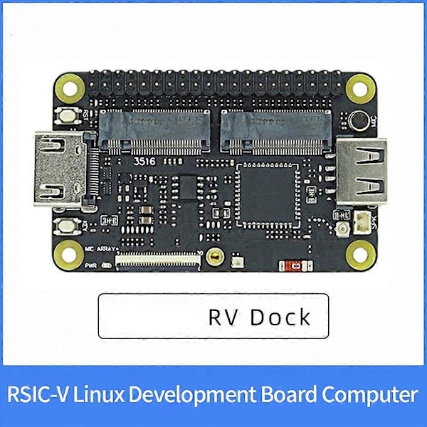 For RV Dock Udvidelseskort Allwinner Udviklingskort Bagpanel RISC-V Linux Entry-Level med Wif