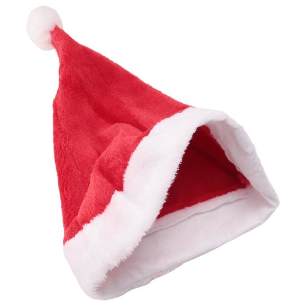 Joulupukin hattu Jouluhattu Joulupäivä puku pukeutua muhkea paksu jouluhattu aikuinen
