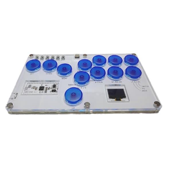 Arcade Joystick Kontroller Fight Stick Spillkontroller Mekanisk Knapp for PC///PC/Switch