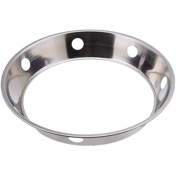 2x Universal Wok Pan Stativ Stativ Wok Ring/metallisk rundbunn Universal størrelse for gasskomfyr
