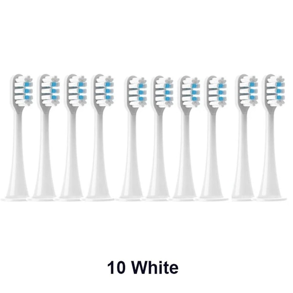 Udskiftningsbørstehoveder til MijiaT300/T500 elektrisk tandbørste bløde børstedyser med hætteforsegling