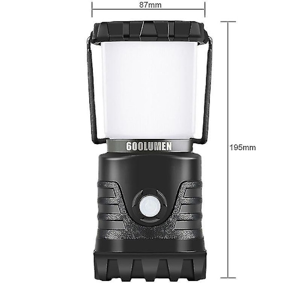 600 Lumen Starkaste Laddningsbara LED-lyktan