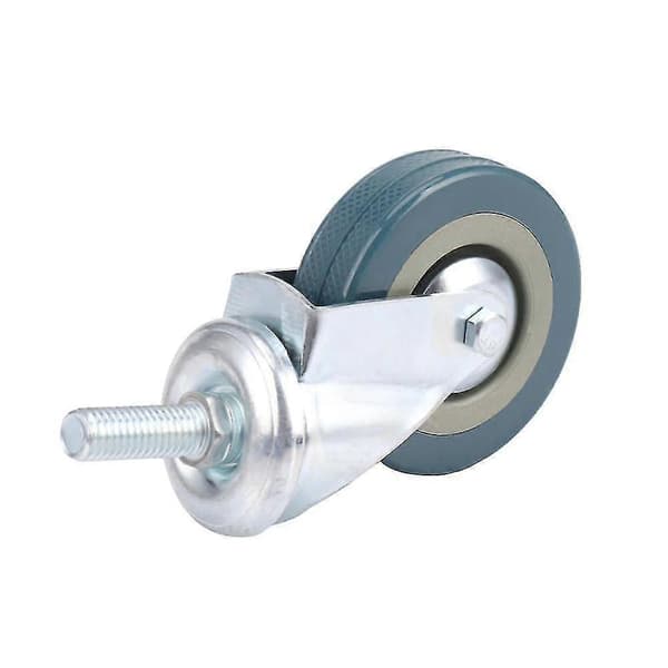 Kraftiga 75 mm Svängbara Hjul med Broms för Möbelvagnar, Set om 4