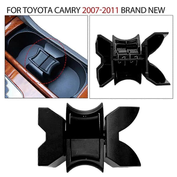 For Toyota Camry 2007-2011 Helt Ny Koppholderinnsats Midtkonsoll DividerPS