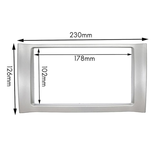 2din Car Fascia For Kimo (a1) J1 (a1) Stereo Fascias Panel Dash Mount Installasjon Car Dvd Frame Ki