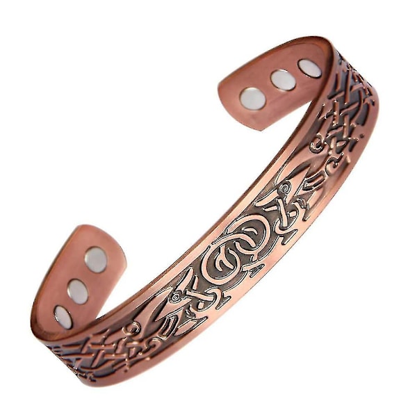 99,95% Koppararmband Magnetarmband Öppet Armband För Män Kraftarmband H