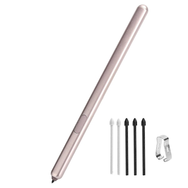 Touch Stylus Penn Refill Nib Erstatning Elektromagnetisk for Samsung Tab S6 10.5in T860 T865 Gullfarget