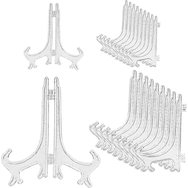 20 kpl Muoviset Taulu- ja Kuvajalustat Näyttöön