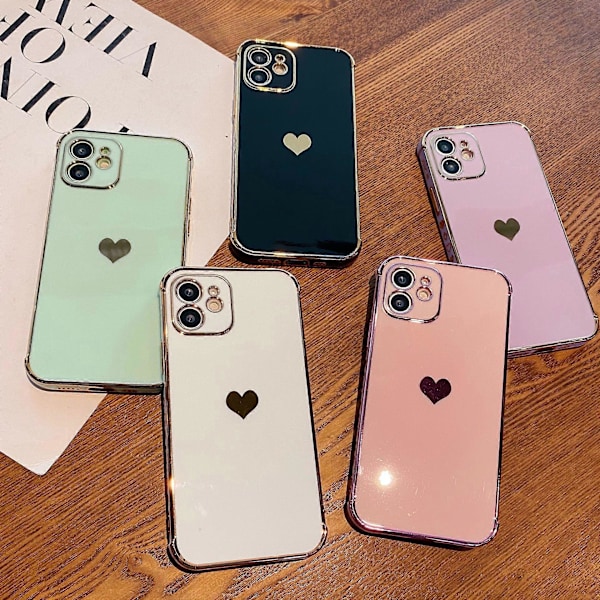 Kompatibel med iPhone Xs Max Cover Sød, Luksus Elektroplettet Kant Bumper Cover, Fuld Kamera Linse Beskyttelse Forhøjede Forstærkede Hjørner iPhone Xs Max Cover