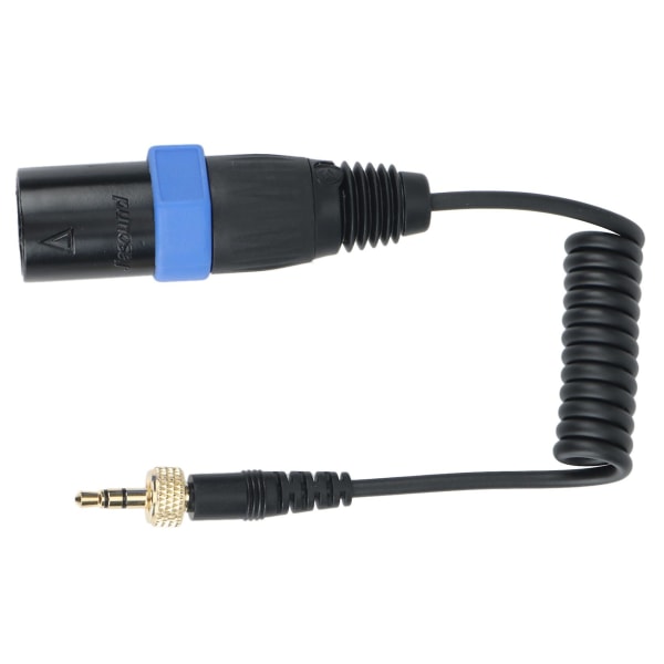 Saramonisk låsetype 3,5 mm til 3,5 mm TRS til XLR Hanmikrofonudgang Universal lydkabel til trådløse modtagere