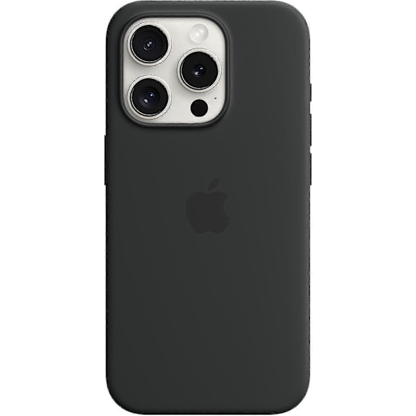 Silicone-etui til Apple iPhone 15 Pro med MagSafe