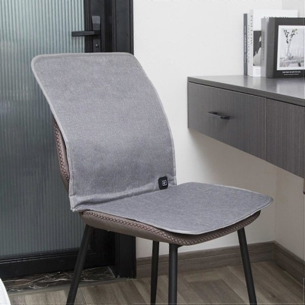 Opvarmningspude til kontorstol 43x90cm med USB-kabel Hurtig opvarmning Elektrisk Vintervarm Justerbar