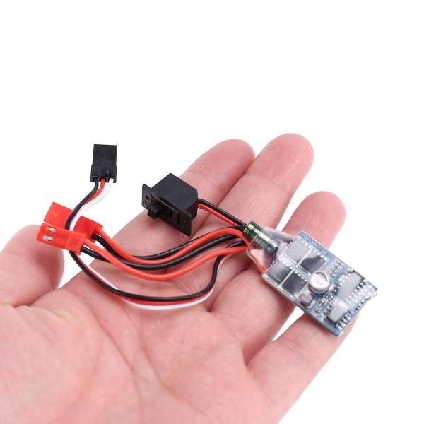Rc Esc 10a Borstad Motorhastighetsregulator För Rc Bil Båt Utan Broms