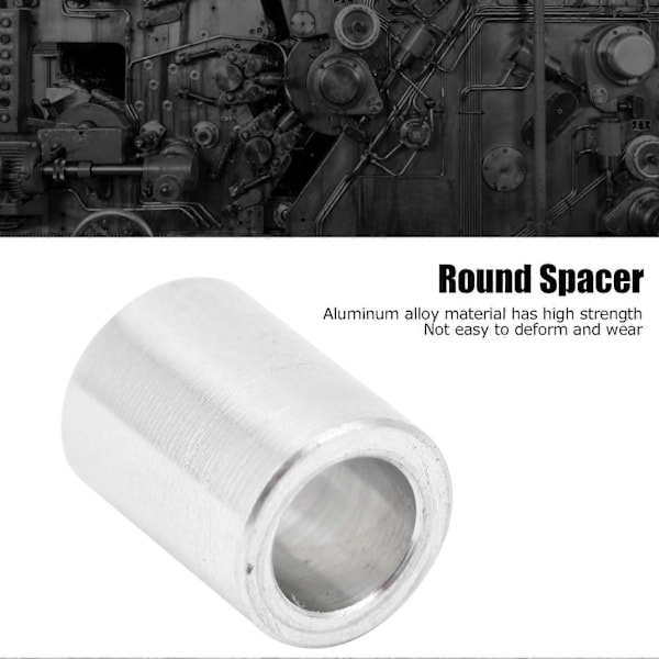 10 st Aluminiumlegering Distans Rund Ogängad Stödtillbehör Ytterdiameter 6mm Längd 8mm