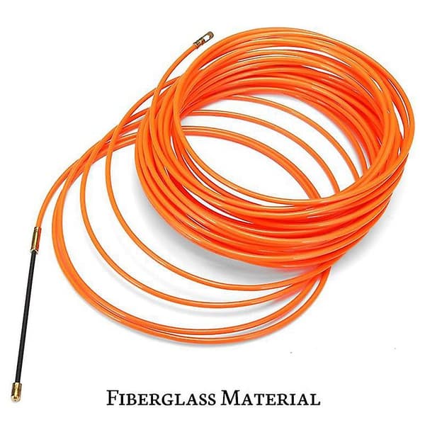 2 stk. 4mm Orange Guide Device Nylon Elektrisk Kabel Træktråd Trådtråd, 5