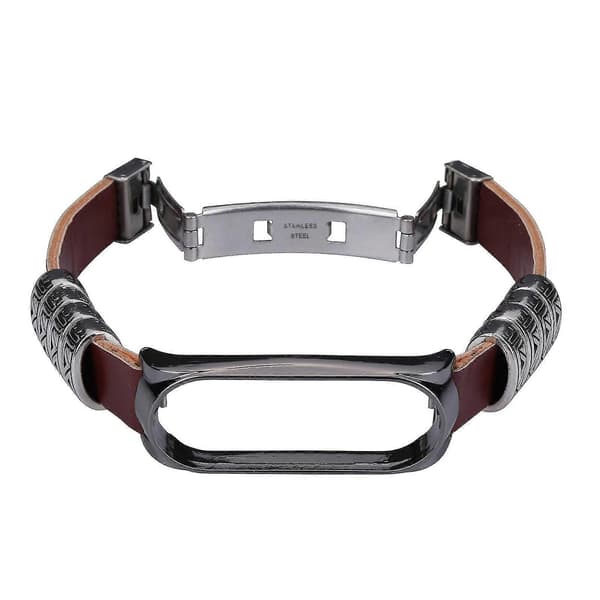 Til Mi Band 6 Fire Ringe Præget Dobbelt-tryk Sommerfugl Spænde Armbånd