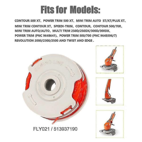 Flymo Akku Trimmere 4-pak Fly021 Trimmerspole Line