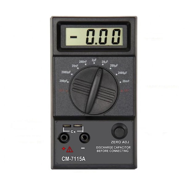Cm7115a Kapacitansmätare Digital Multimeter LCD-Display Mätverktyg, Dubbel Lutning Integrerad A/