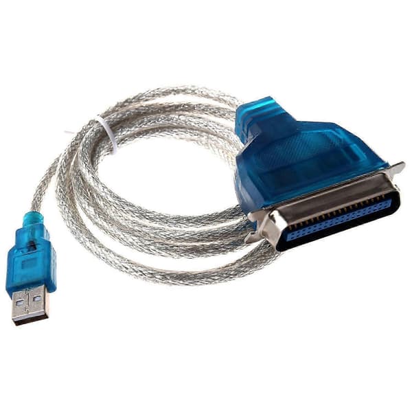 USB til Parallel IEEE 1284 Printer Adapter Kabel PC (Tilslut din gamle parallelprinter til en USB-port)