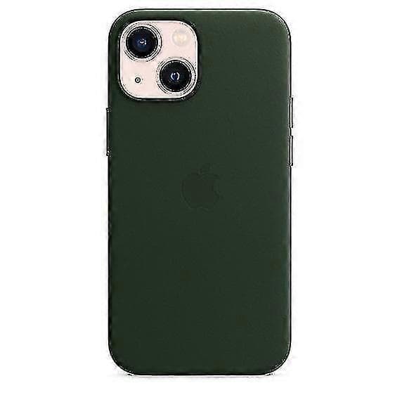 Läderfodral för iPhone 13 Mini Läderfodral med Magsafe Sequoia Green