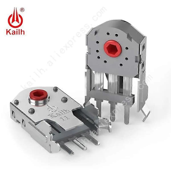 Kailh 7/8/9/10/11/12mm Roterende Muse Scroll Hjul Encoder 1.74 mm hul 20-40g kraft til PC Mus alps encoder 800.000 livscyklusser