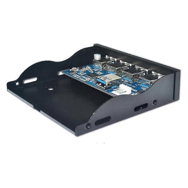 Usb3.0 diskettstasjon frontpanel 3,5 tommer 4-porters hub 19pin til Usb 3.0 Fdd 5gbps