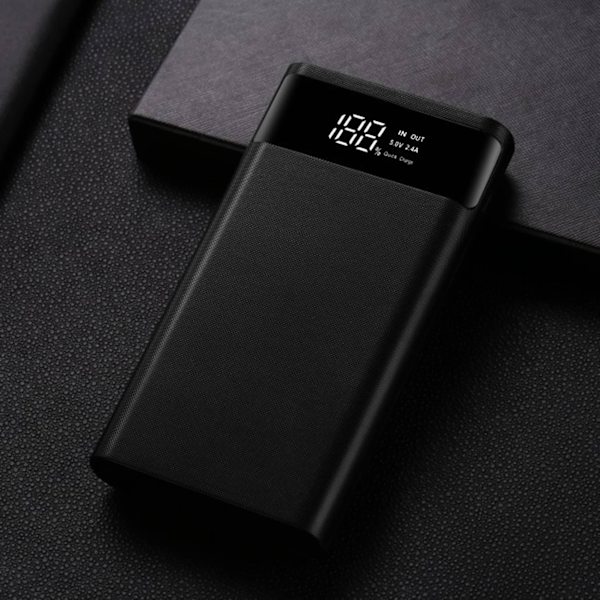 18650 Batteri Power Bank Box 5v 2.1a LCD-display 20000mah Strömförsörjningskort för 6x18650 Batteri DIY Ström