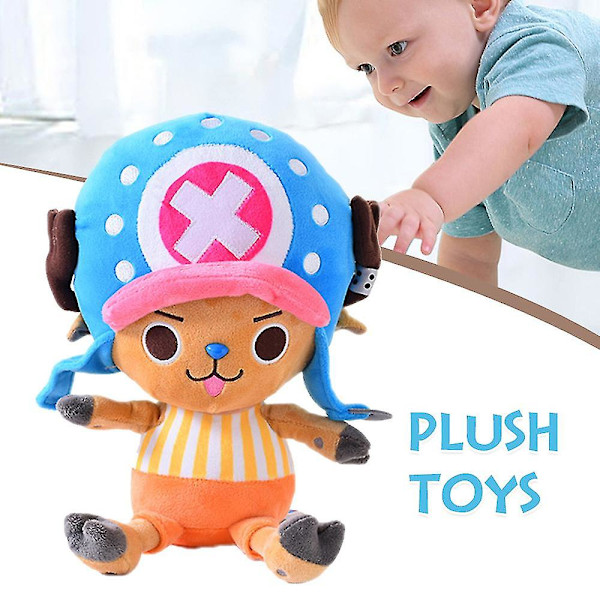 Tegneserie One Piece Plussjeleketøy Søt Tony Tony Chopper Fyllt Plussjdukke Barn Gave