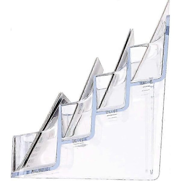 Akryl Visitkort Holder Desktop Indeks Kort Fyld Display 2 Stykker