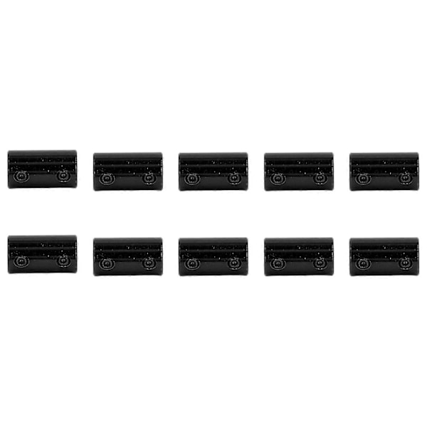 10 stk. Akselkobling Steppermotorkobler 14 mm Diameter 25 mm Længde Samlingsstykke 5x8 mm / 0,2x0,31 tommer Sort