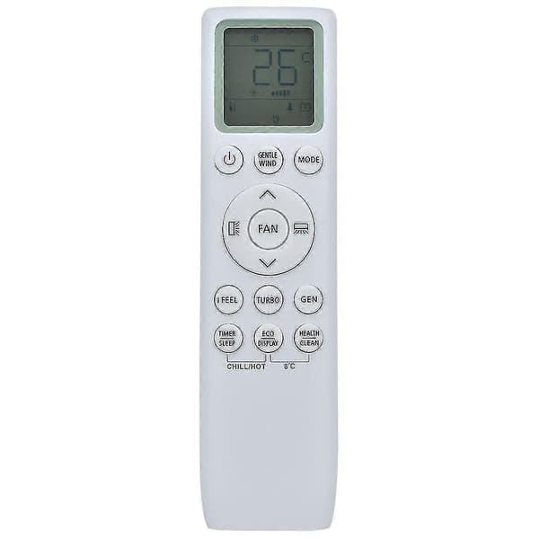 Fjernbetjening til TCL Aircondition med Fahrenheit/Celsius-konvertering