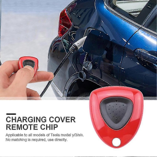 Fjärrkontroll för Tesla Laddningslucka för Model 3 Y S X Alla Modeller Kan Användas Direkt Ingen Programmering Banmo