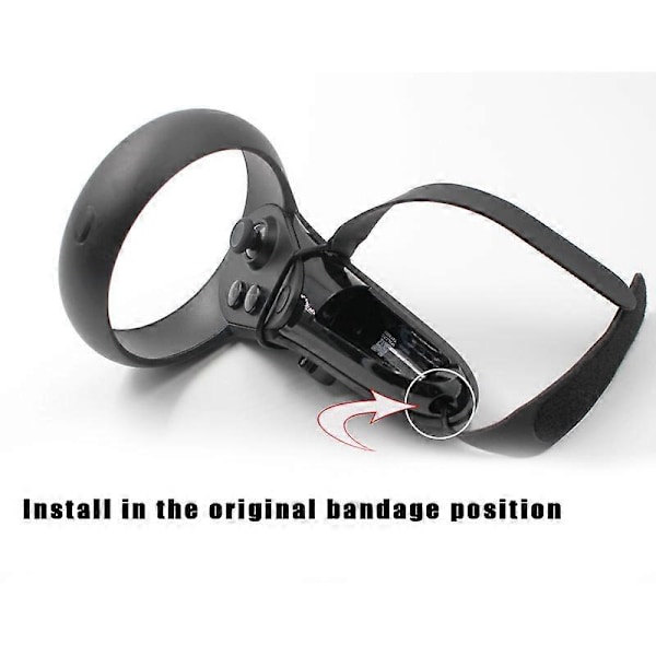 Knuckle Strap til Oculus Quest/Oculus Rift S Touch Controller Grip Håndledsrem Tilbehør