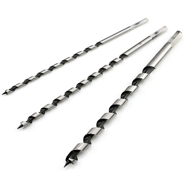 5 stk. 230mm Hex Ekstra Lange Twist Træbor Sæt Træbearbejdning Twist Bor Bit Værktøjssæt 6 8 10 12 14mm
