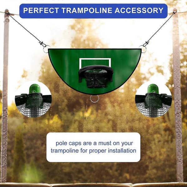 2 st Trampolin Basketbollkorg, Breakaway-ring för Dunking Trampolin Basketboll