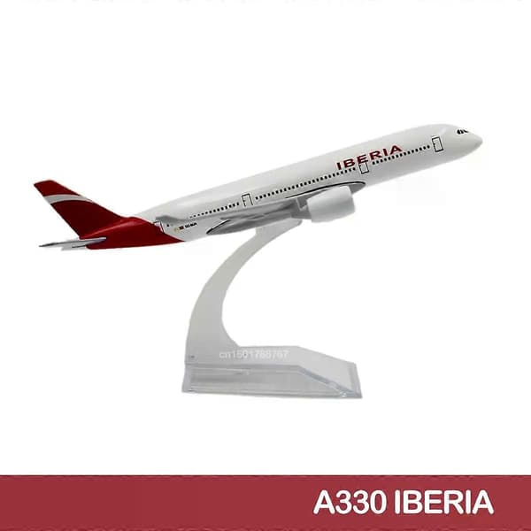 6 tommer 15 CM A380 A350 A330 A320 Concorde Støbt Flymodel Til Gaveindsamling A330 IBERIA