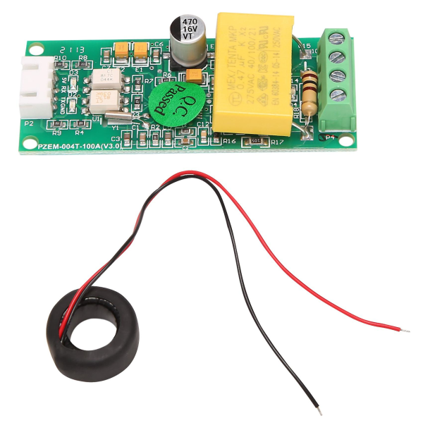 Oppgradert versjon Pzem-004t Digital AC Meter Amperemeter Ttl Current Power Factor Frequency Tester Modul